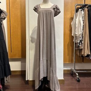 Scandal Italy Torino Maxi Dress – Taupe Boho Luxe (NWT)